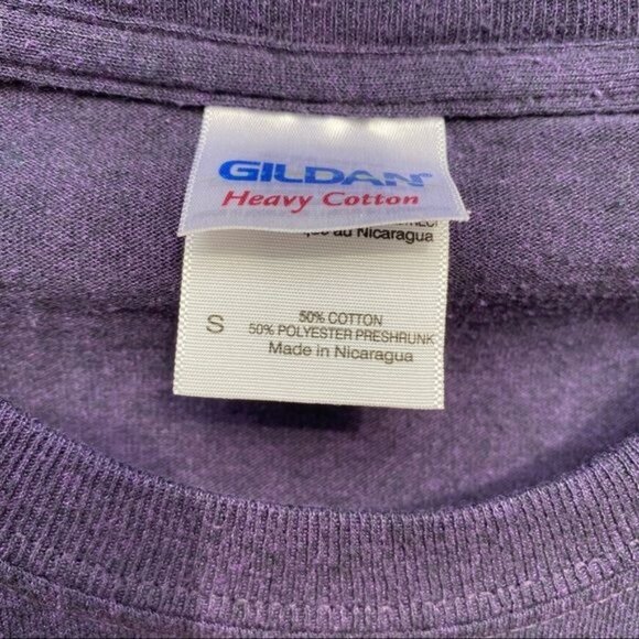 Gildan Strictly for my Ninjas Funny Graphic Tee Blue T- Shirt Size S - Picture 3 of 10